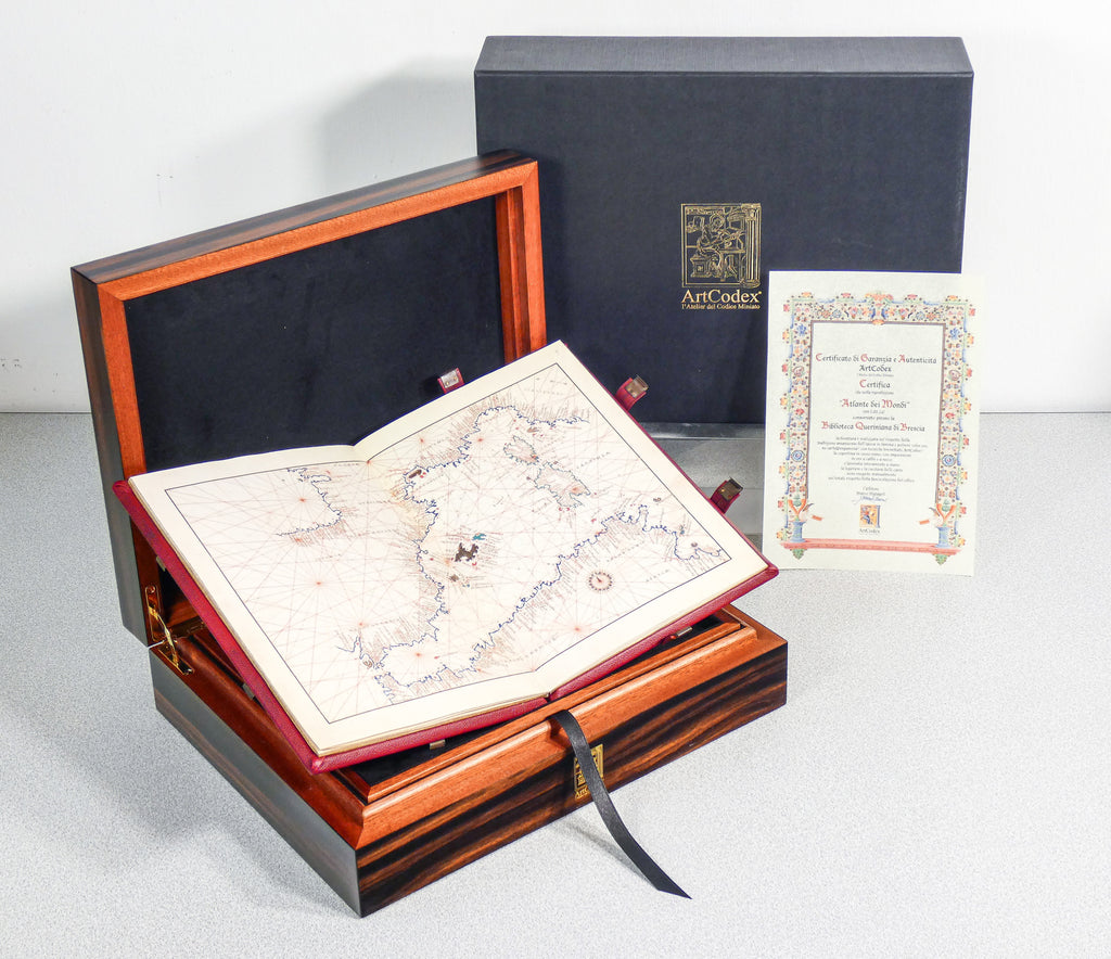 atlante dei mondi battista agnese xvi sec facsimile manoscritto artcodex