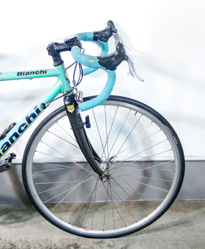 bicicletta corsa bianchi alloy pro reparto corse cambio campagnolo veloce