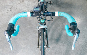 bicicletta corsa bianchi alloy pro reparto corse cambio campagnolo veloce