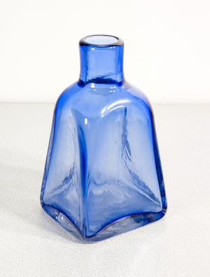bottiglia vaso design paolo venini vetro soffiato murano 1950s firma acido