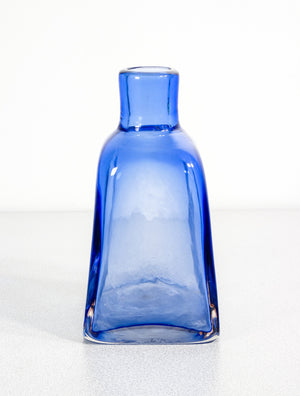 bottiglia vaso design paolo venini vetro soffiato murano 1950s firma acido