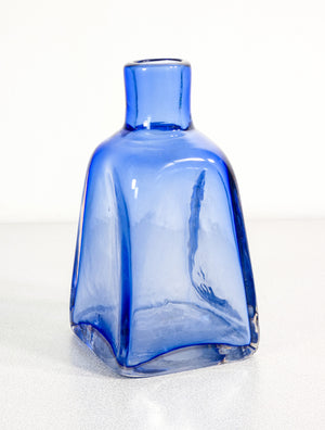 bottiglia vaso design paolo venini vetro soffiato murano 1950s firma acido