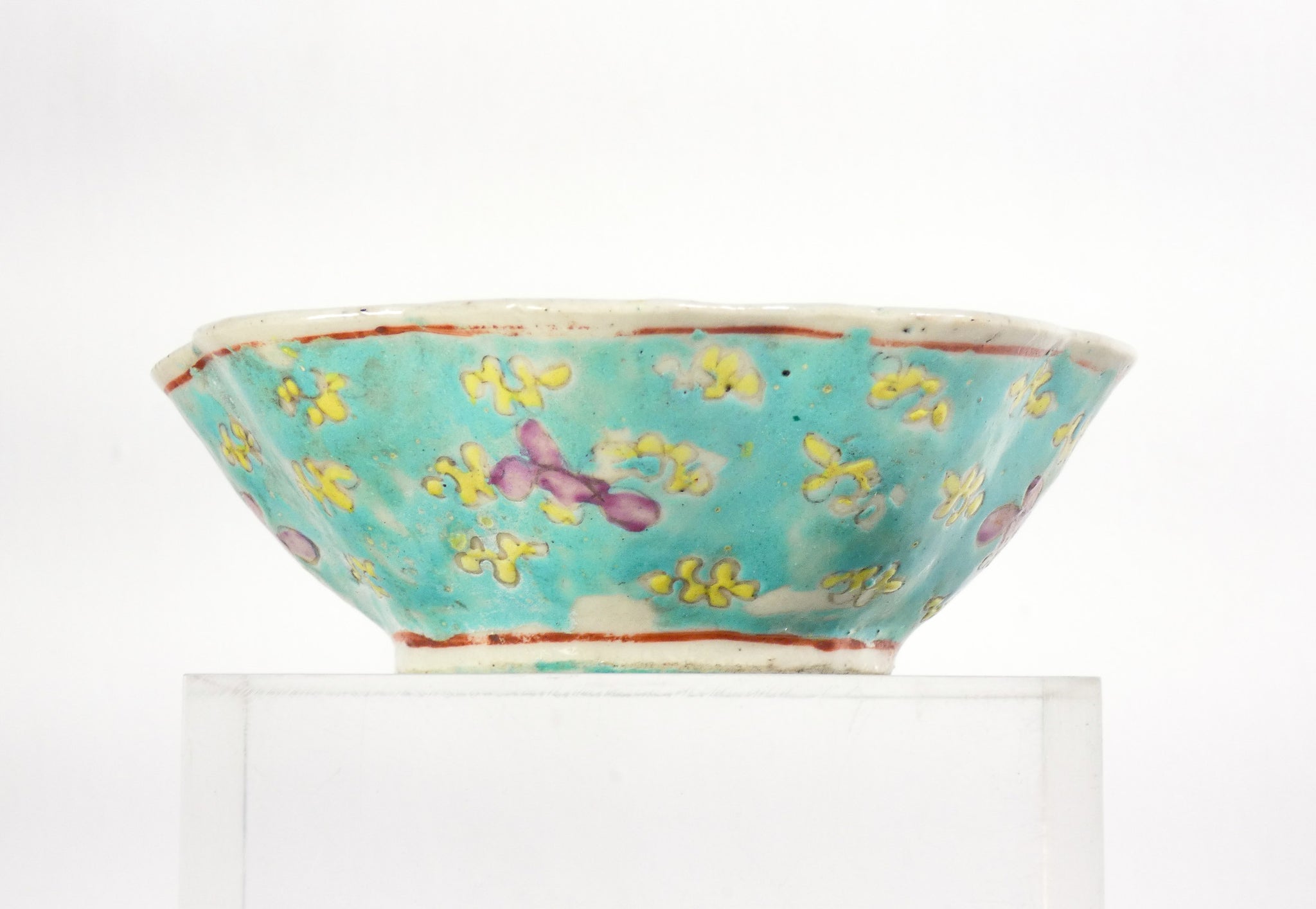ciotola ceramica smalto cina epoca 1900 piatto porcellana cinese antica