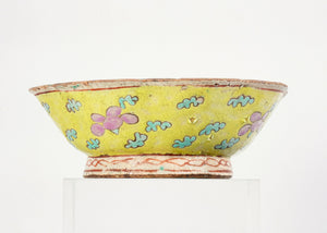 ciotola ceramica smalto cina epoca guangxu 1800 alzata piatto cinese antica