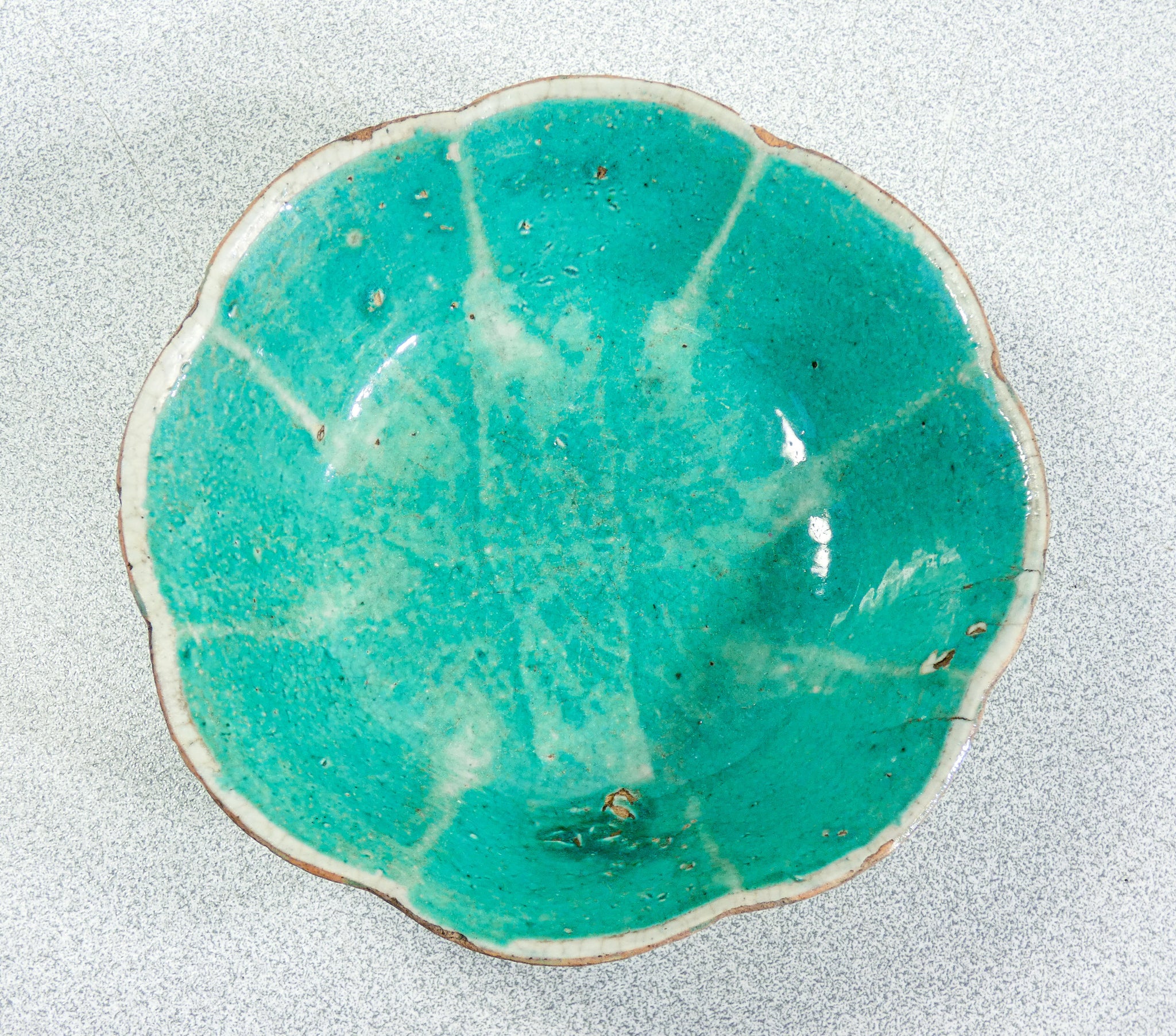 ciotola ceramica smalto cina epoca guangxu 1800 alzata piatto cinese antica