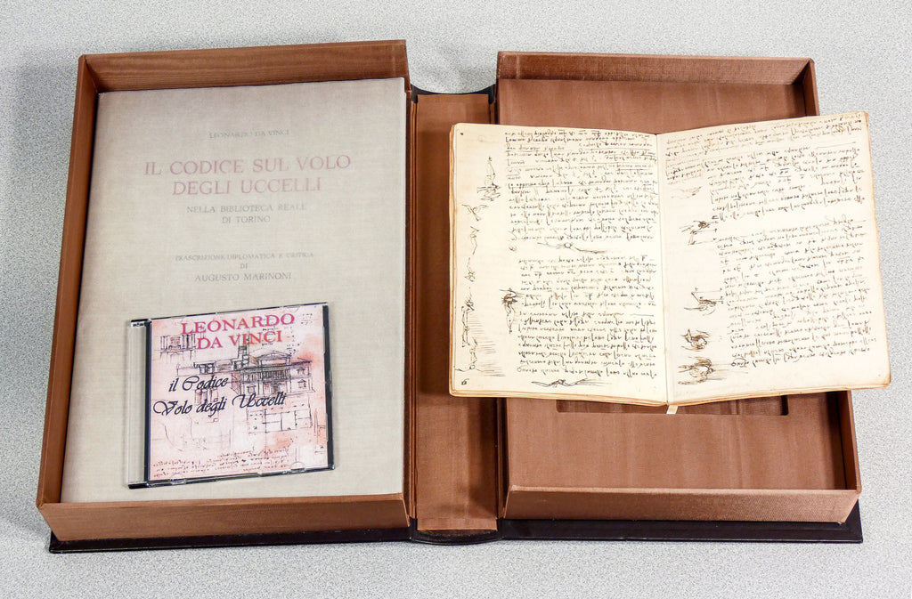 codice volo uccelli leonardo da vinci giunti barbera 1976 manoscritto facsimile