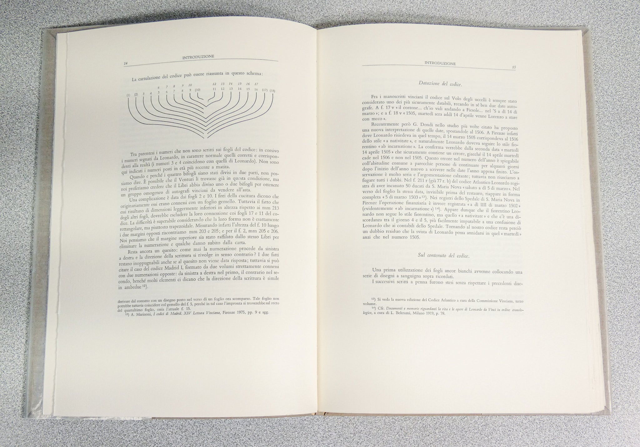 codice volo uccelli leonardo da vinci giunti barbera 1976 manoscritto facsimile
