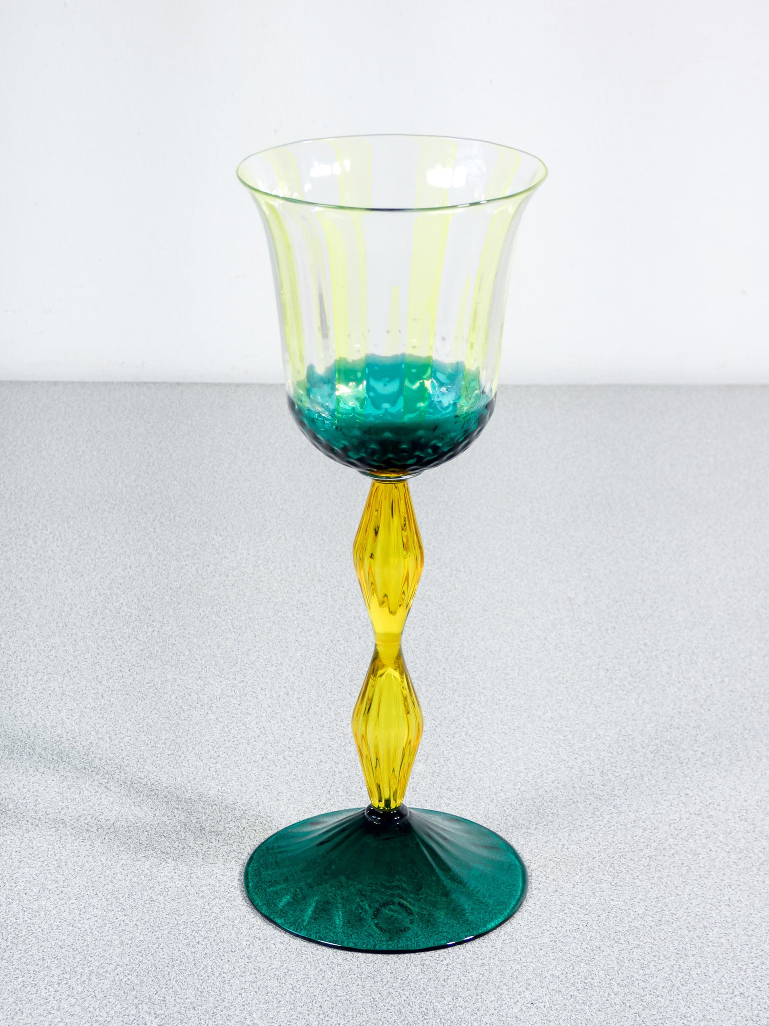 collezione bicchieri in scena design alessandro mendini per venini completa 9pz