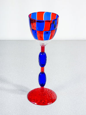 collezione bicchieri in scena design alessandro mendini per venini completa 9pz