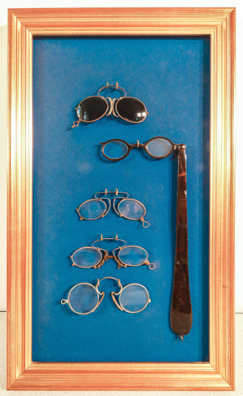 collezione occhiali occhialini epoca 5 pz lorgnette pince nez epoca 1800
