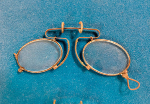 collezione occhiali occhialini epoca 5 pz lorgnette pince nez epoca 1800