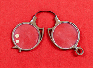 collezione occhiali occhialini epoca 5 pz pince nez lorgnette epoca 1800