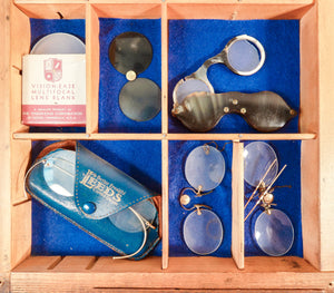 collezione occhiali pince nez epoca 32 pz bausch lomb gold vintage antica