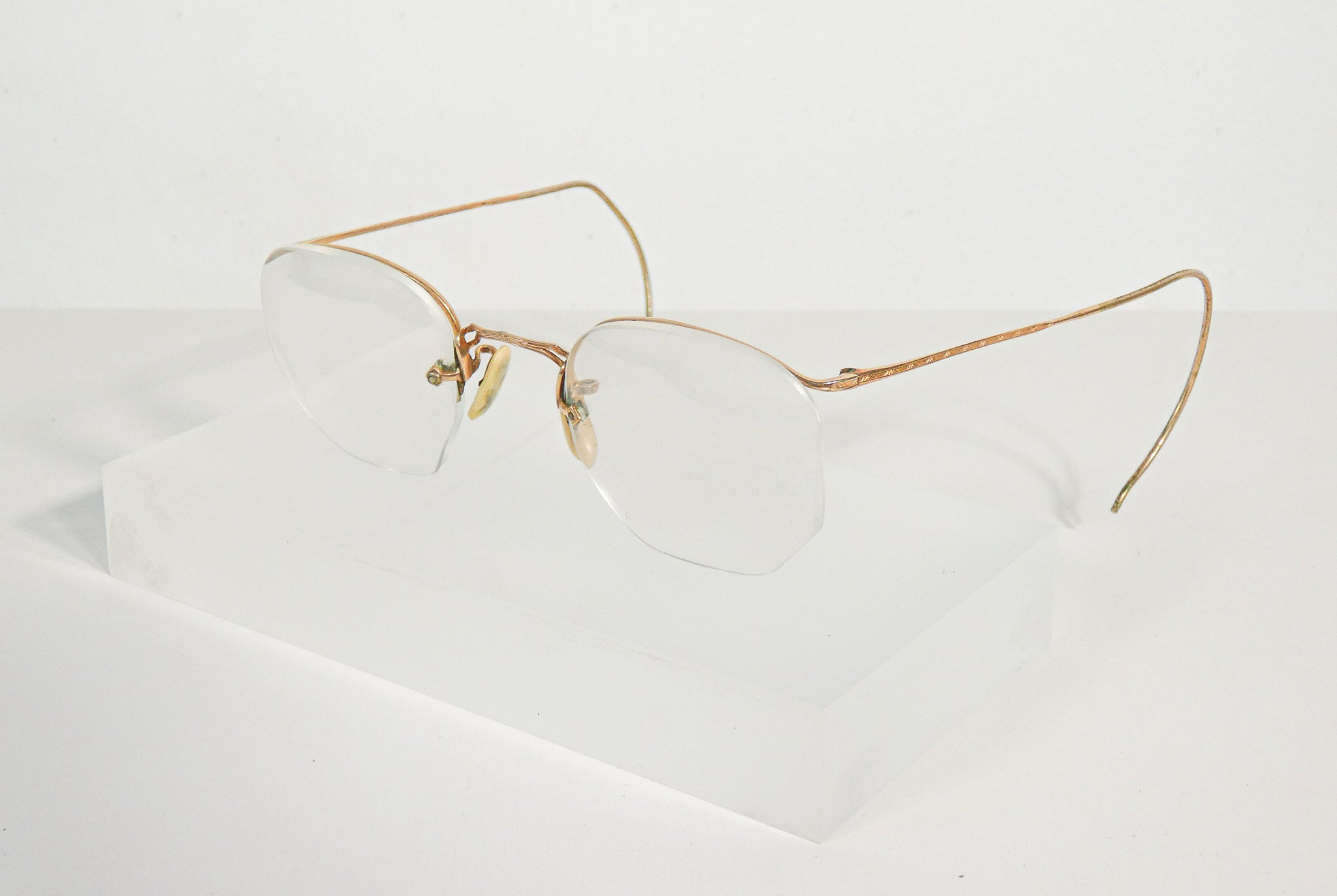 collezione occhiali pince nez epoca 32 pz bausch lomb gold vintage antica
