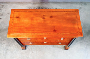 como impero originale epoca 1800 legno noce intarsiato ebanizzato antico