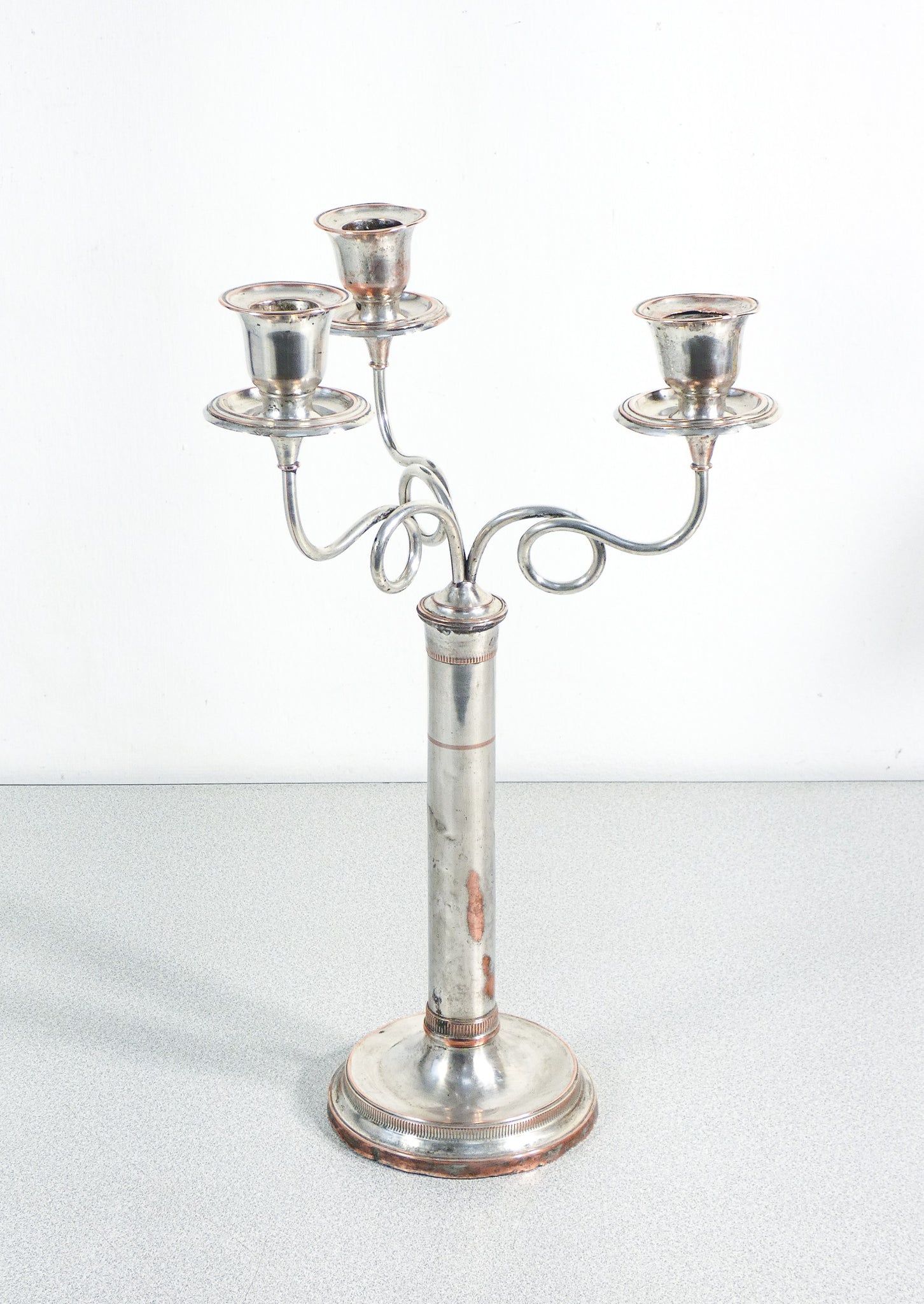coppia candelabri candelieri placcato argento old sheffield epoca 1800 antica