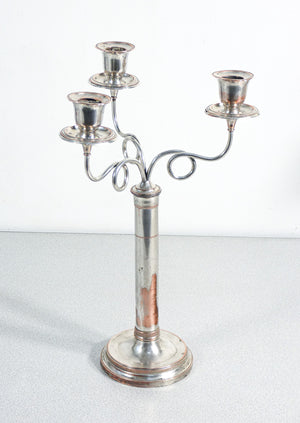 coppia candelabri candelieri placcato argento old sheffield epoca 1800 antica