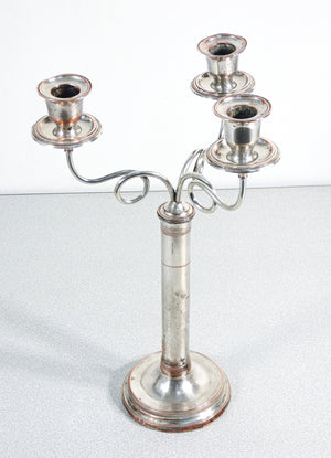 coppia candelabri candelieri placcato argento old sheffield epoca 1800 antica