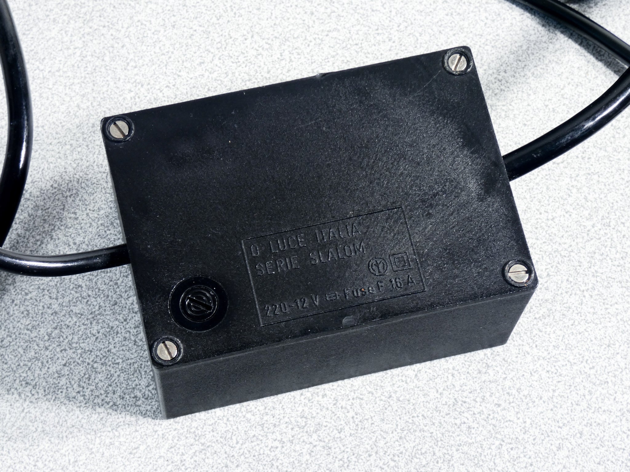 coppia lampade slalom design vico magistreti per oluce vintage da tavolo