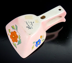 coppia vasi svuotatasche lenci ceramica dipinta a mano torino epoca 1940s