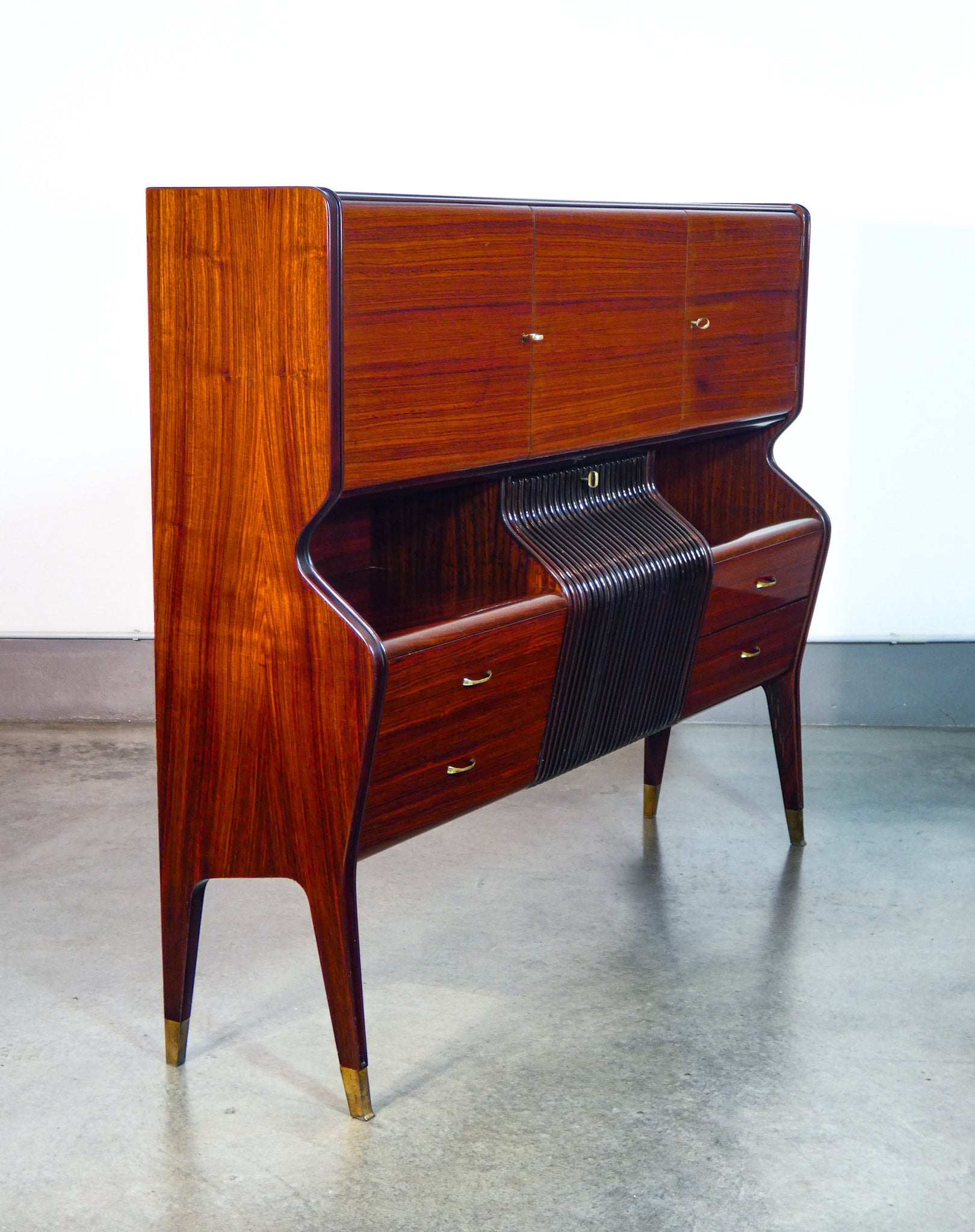 credenza design osvaldo borsani mobile bar cabinet italia 1950s vintage epoca