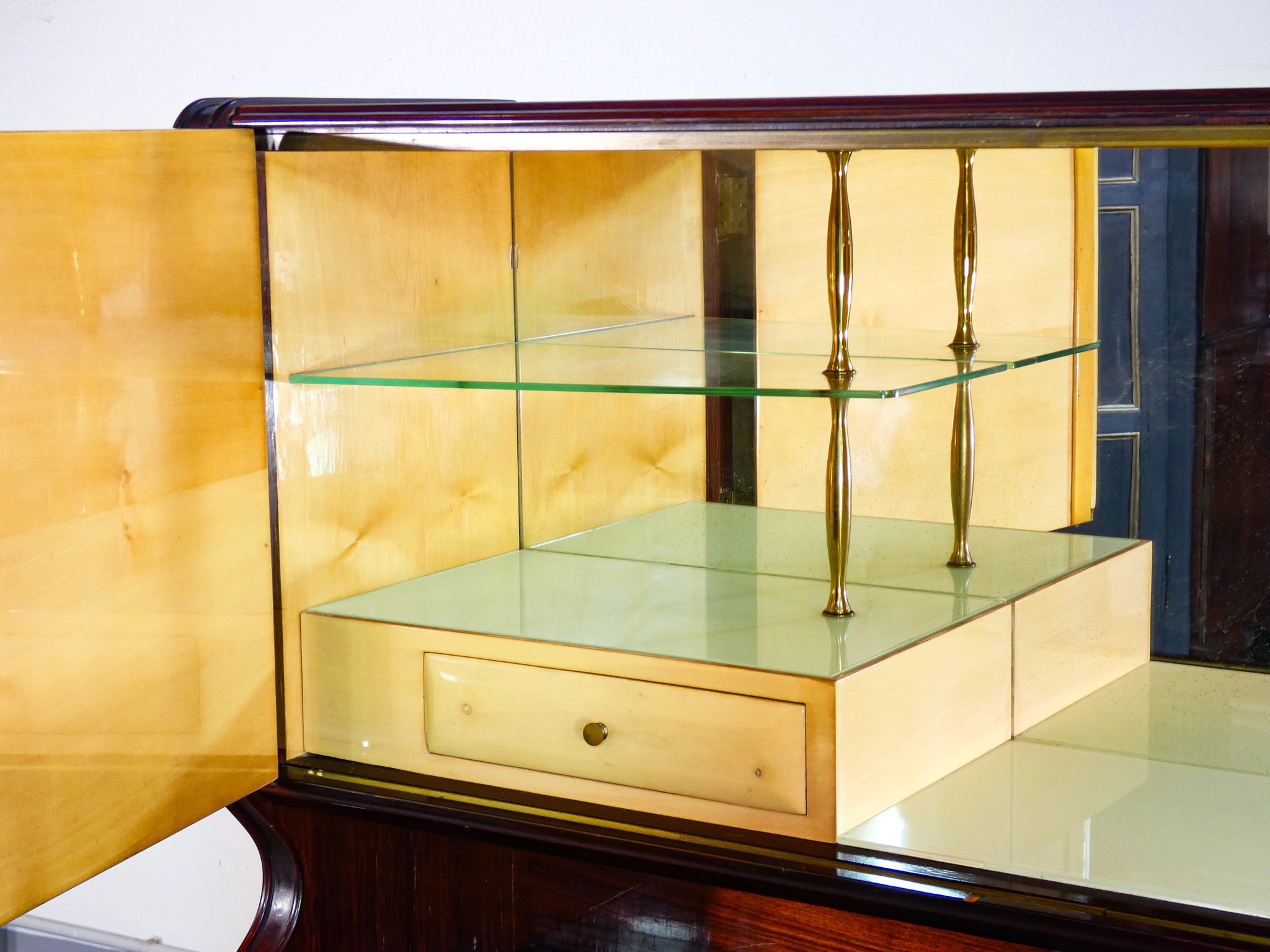 credenza design osvaldo borsani mobile bar cabinet italia 1950s vintage epoca