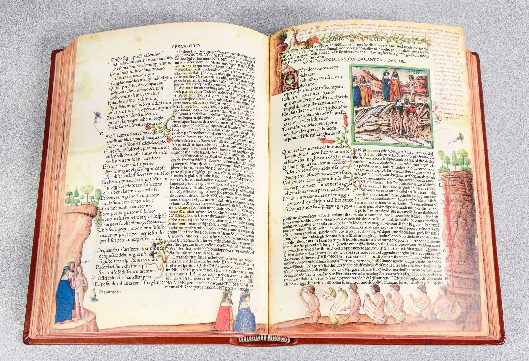 divina commedia dante 1491 manoscritto codice miniato salerno ed fascimile