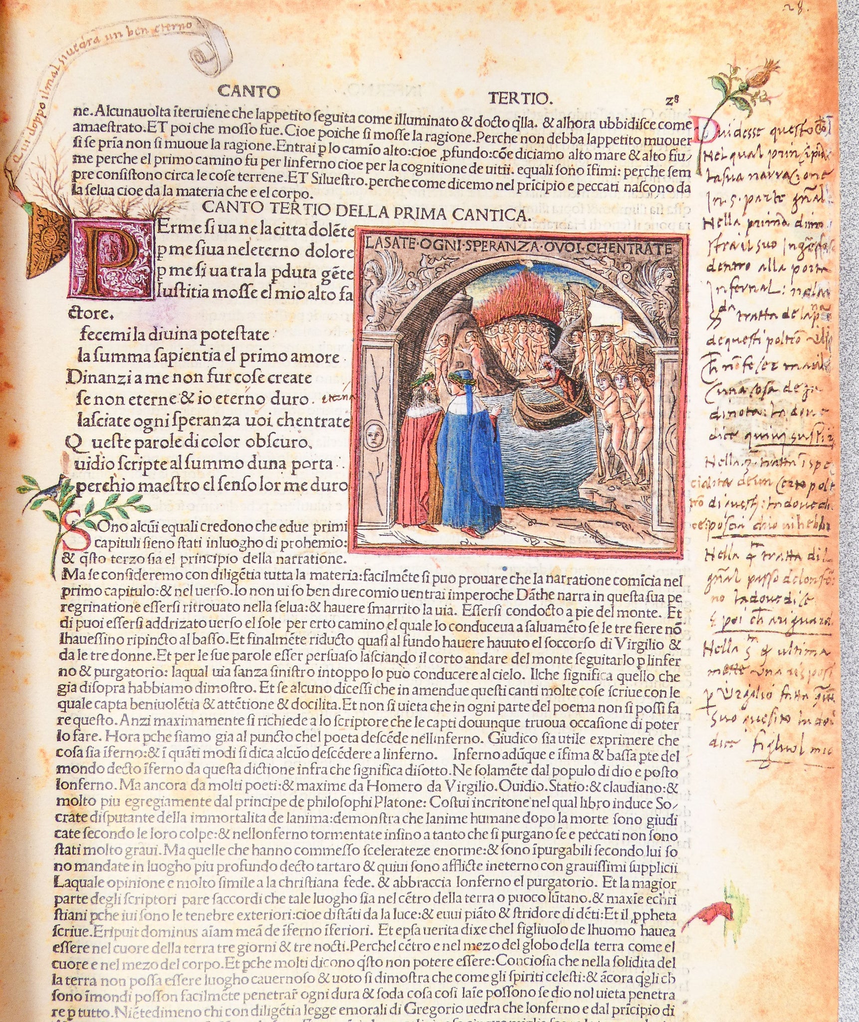 divina commedia dante 1491 manoscritto codice miniato salerno ed fascimile