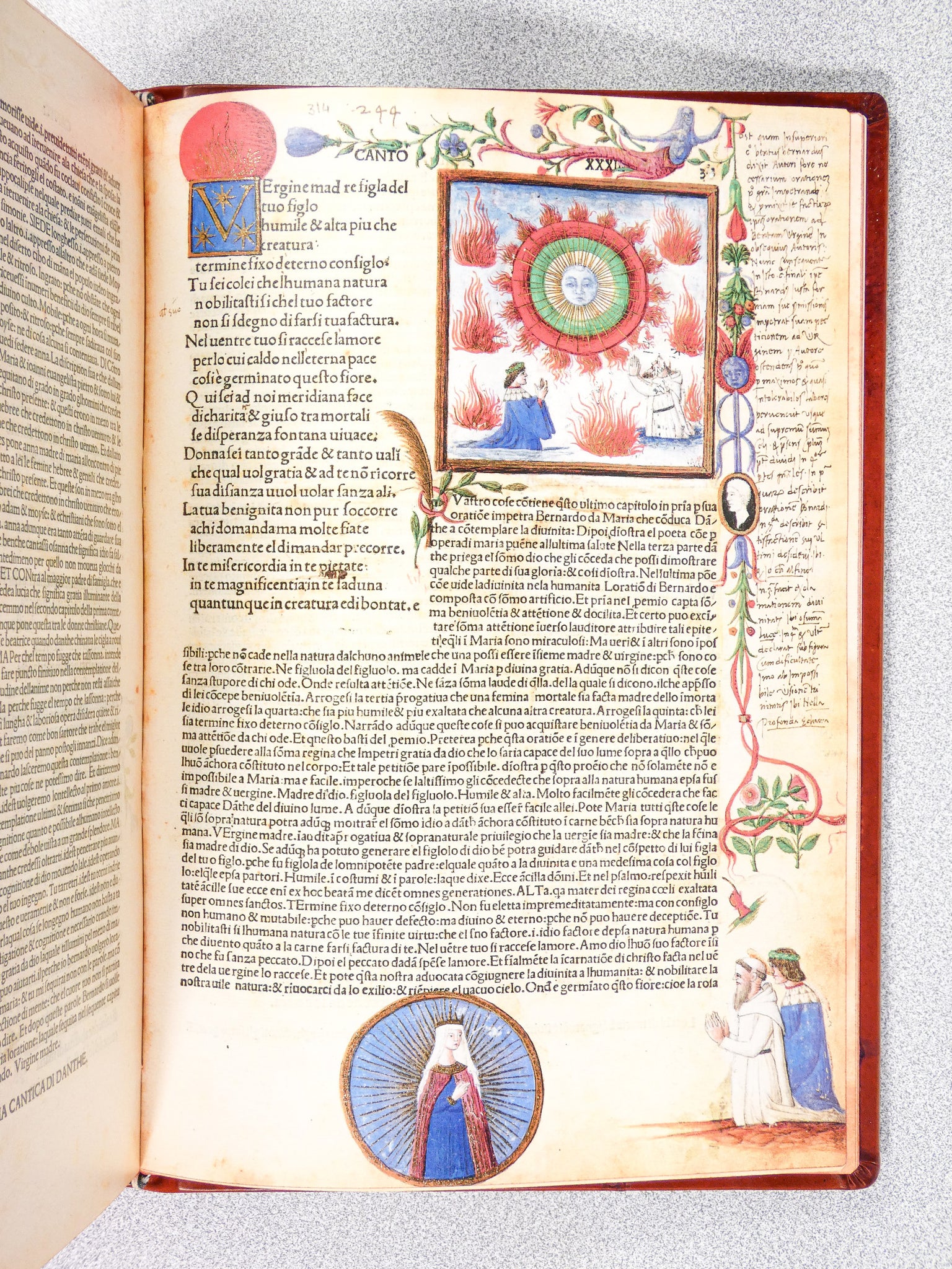 divina commedia dante 1491 manoscritto codice miniato salerno ed fascimile