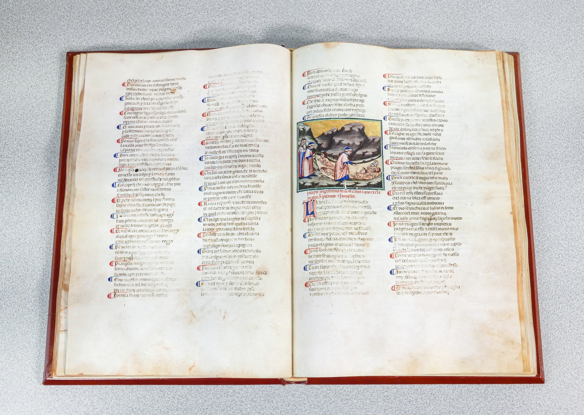 divina commedia dante biblioteca angelica manoscritto codice miniato fascimile