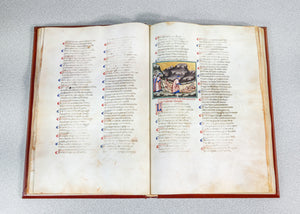 divina commedia dante biblioteca angelica manoscritto codice miniato fascimile