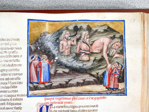divina commedia dante biblioteca angelica manoscritto codice miniato fascimile
