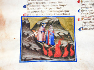 divina commedia dante biblioteca angelica manoscritto codice miniato fascimile