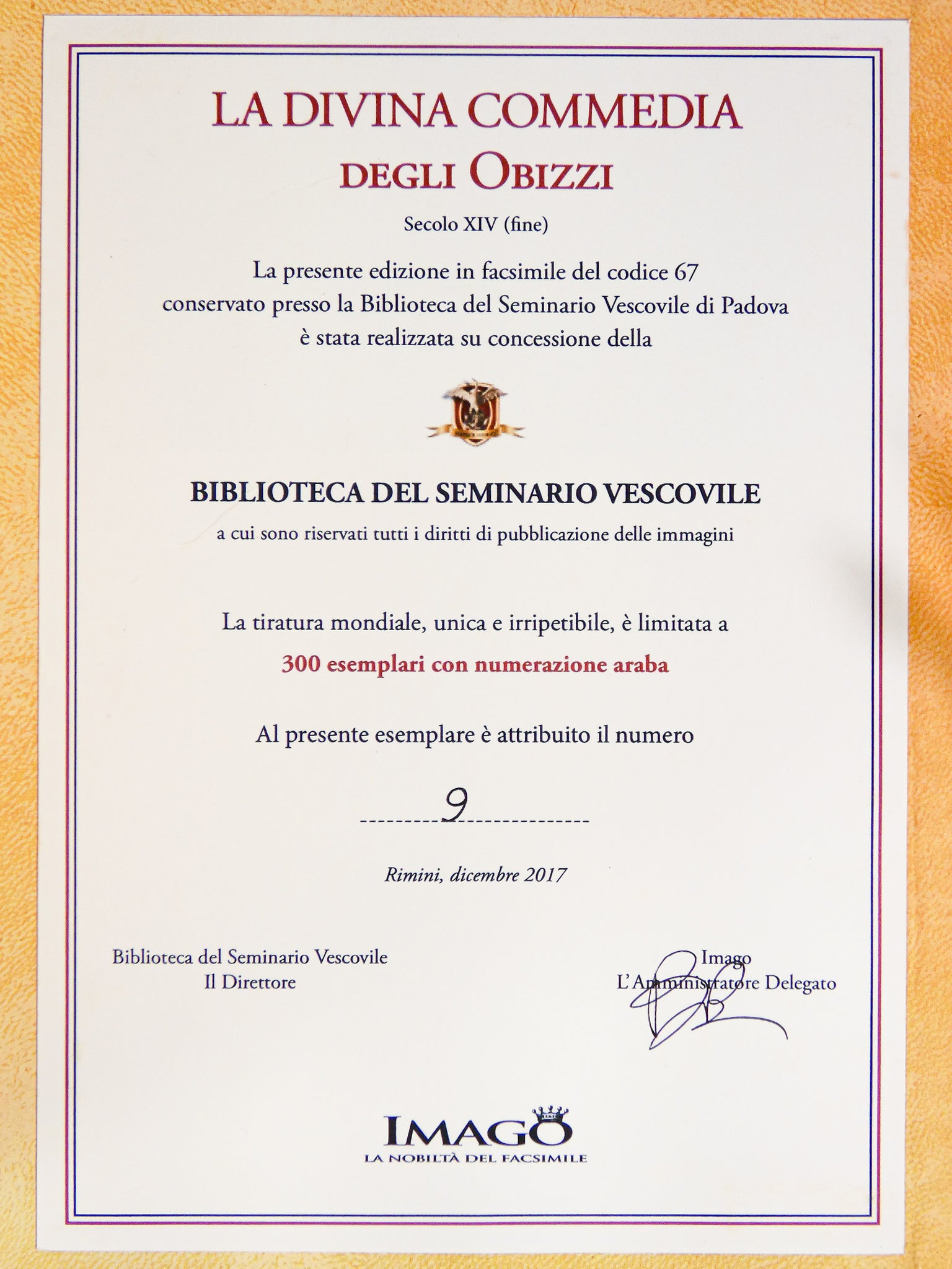 divina commedia degli obizzi manoscritto miniature codice miniato fascimile