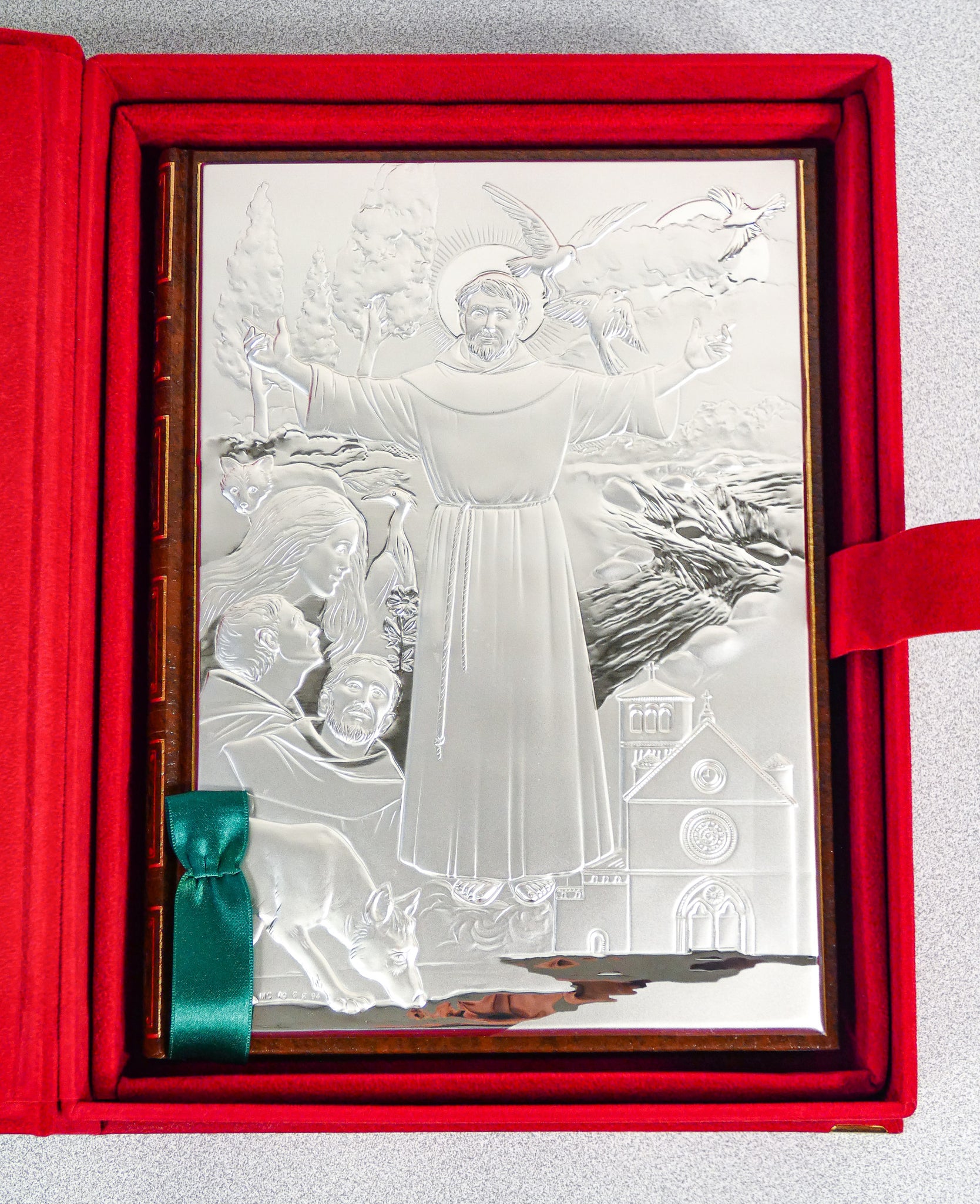fioretti san francesco bassorilievo argento miniature xv sec saie san paolo 2005
