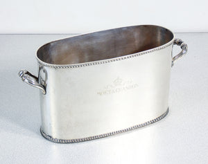 glacette moet chandon placcato argento silverplate secchiello ghiaccio champagne