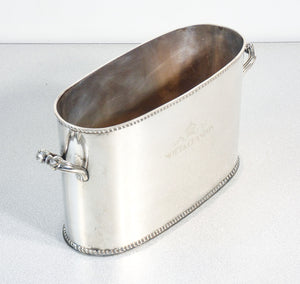 glacette moet chandon placcato argento silverplate secchiello ghiaccio champagne
