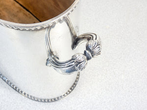 glacette moet chandon placcato argento silverplate secchiello ghiaccio champagne