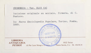 grafica 1800 pastore incisione medicina chirurgia oculistica oftalmica ottica 2