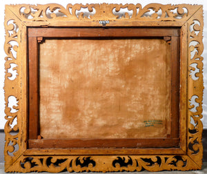 grande quadro caccia al cinghiale copia frans snyders dipinto olio tela cornice