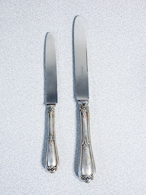 grande servizio posate henri soufflot 93 pz argento 800 epoca 1800 custodia