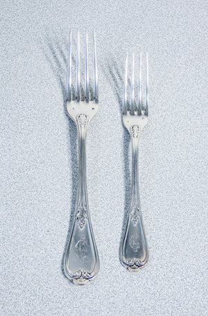 grande servizio posate henri soufflot 93 pz argento 800 epoca 1800 custodia