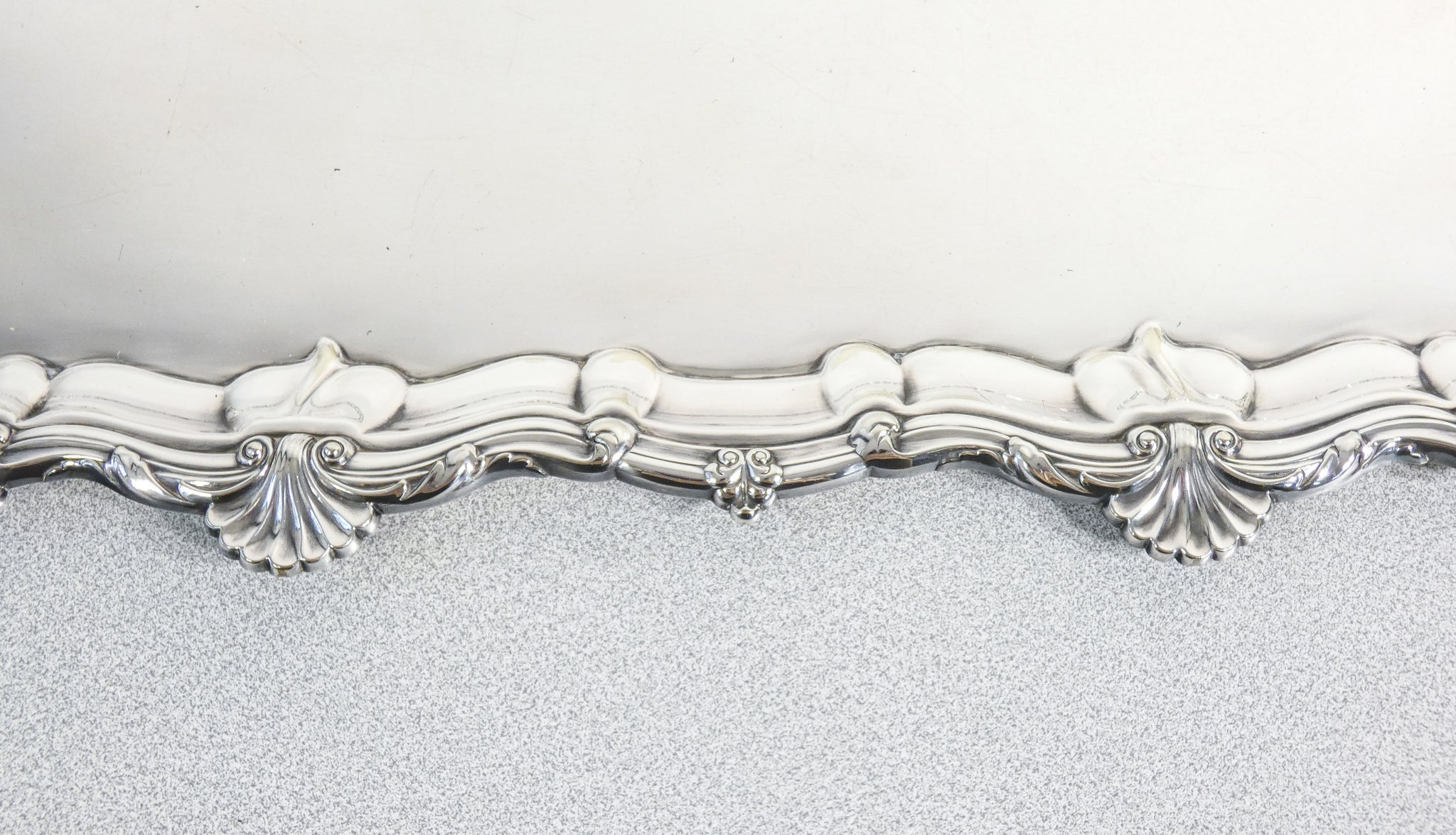 grande vassoio placcato argento silver plated sheffield marples co epoca 1900