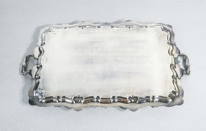 grande vassoio placcato argento silver plated sheffield marples co epoca 1900