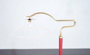 lampada terra design attr arredoluce angelo lelli piantana edge epoca 1940s
