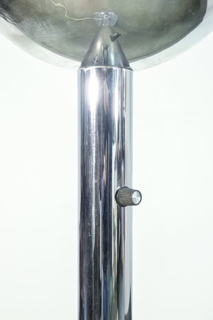 lampada terra p428 design pia guidetti crippa per lumi piantana 1970s cromato