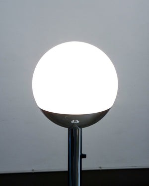 lampada terra p428 design pia guidetti crippa per lumi piantana 1970s cromato