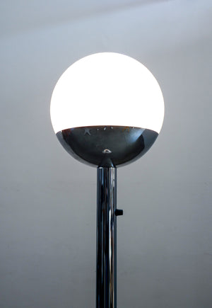 lampada terra p428 design pia guidetti crippa per lumi piantana 1970s cromato