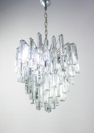 lampadario trilobo design paolo venini 1970s vetro murano trilobi chandelier