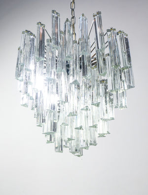 lampadario trilobo design paolo venini 1970s vetro murano trilobi chandelier